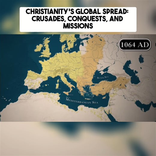 266K views · 4.7K reactions | Christianity's Global Spread: Crusades, Conquests, and Missions The Byzantine-Seljuk clash sparks the Crusades, Iberian Reconquista advances, and missions expand east. Constantinople falls; explorers spread Christianity globally, fueling colonization, reformations, and cultural exchanges across continents. #Religion #HistoryOfChristianity #EpicHistory | Epic History TV | Facebook