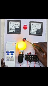 MCB and Ammeter and Voltmeter Connection! | Rajesh Raj