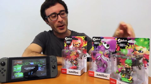 Unboxing amiibo Splatoon 2 - Inkling chico, chica y calamar | Español