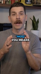 MOQ = minimum order quantity When you’re in the business of creating, anything below a certain threshold isn’t worth your time, and that’s where MOQ comes into play. So, when you’re exploring potential suppliers, make sure to inquire about their MOQ. Understanding this can make or break your production process Need supply chain guidance? DM me on Instagram. | Vanader