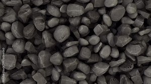 Dynamic Stone Transitions - Rock Animation Revealing Effect from edges than blown away