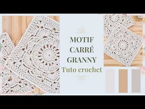Step-by-Step Crochet Granny Square Tutorial 🌿 Elegant Round Pattern