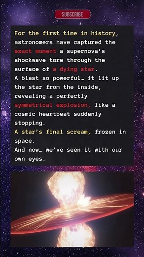 First-Ever Supernova Shockwave Caught!