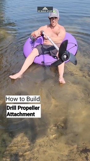 4.3M views · 23K reactions | Almost boating season! #drill #propeller #gobuildstuff | Go Build Stuff | Facebook