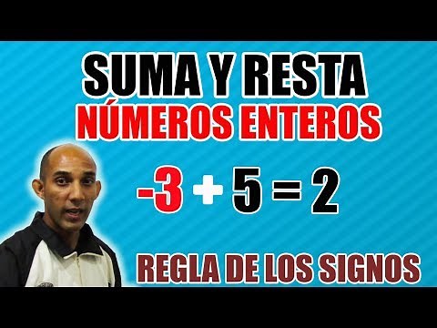 Suma de Números Enteros - Cómo sumar números enteros (+Regla de los signos)