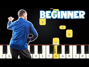 Assumptions - Blue Shirt Guy Dance | Beginner Piano Tutorial | Easy Piano