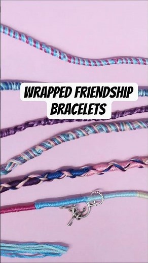 Thread Wrapped Friendship Bracelets using Loopdedoo #friendshipbracelets