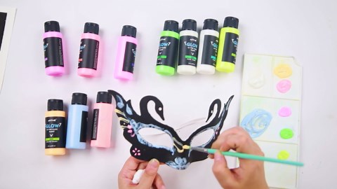 ARTME Glow in The Dark Paint, 10 Bright Colors 60ml/2oz Blacklight Paint Set, Neon Craft Paint, Acrylic Glow Fluorescent Paint Perfect for Art Painting, DIY projects, Halloween and Christmas Decoration