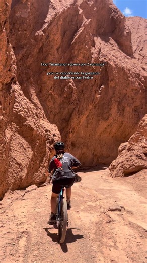Feelatacama on Instagram: "🚴‍♀️ Garganta del Diablo Bike Tour 😈🌄 Pedalea por uno de los circuitos más impresionantes de San Pedro de Atacama. La Garganta del Diablo te lleva por senderos del desierto, cañones naturales y formaciones rocosas que parecen de otro planeta. Un tour lleno de adrenalina, paisajes infinitos y esa sensación única de libertad que solo se vive sobre la bici, en medio del silencio y la energía del desierto más árido del mundo. Ideal para amantes de la aventura, la natura