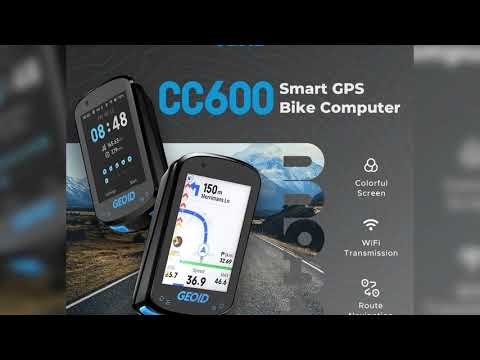 A must-have product! Geoid CC600 Bike Computer Color Screen Smart Navigation GPS Wireless Bicycle