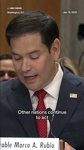 Protesters interrupt Rubio at confirmation hearing