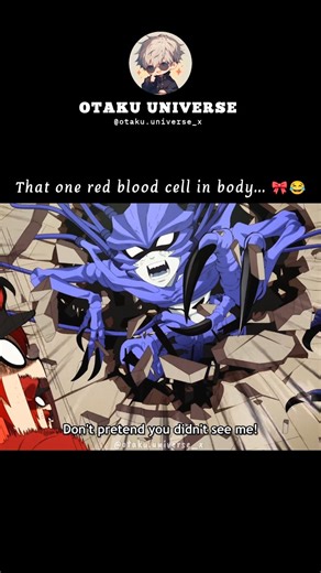 Otaku Universe on Instagram: "That one red blood cell in body...🎀😂 .. Anime:-Cells at Work! .. For Daily Anime content, Follow:-@otaku.universe_x .. #animeedit#animelover#anime#reelsinstagram#reels#instadaily#reelkarofeelkaro#reelitfeelit#animesuggestions#animecontent#cutekid#cutebaby#cuteanime#foryou#animerecommendation"