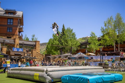 PHOTOS: Slackliners show off balance and skill at GoPro Mountain Games