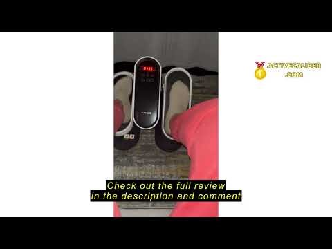 Review HJDFGSS Under Desk Elliptical Machine, Electric Elliptical While Sitting for Seniors with 10