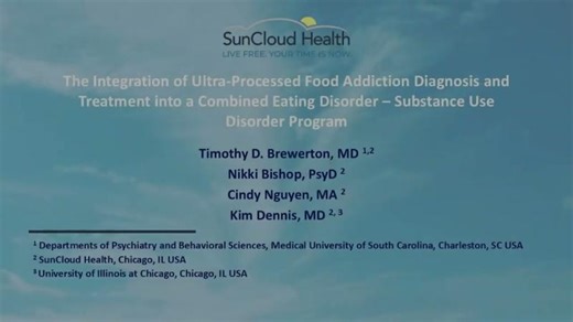 SunCloud Heath s Presentation on Ultra Processed Food Addiction, presented at ISAM Conference 2024. | David Newton