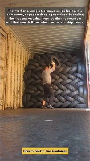 How to Pack a Tire Container
