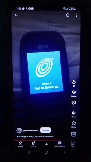 LG 440G (Tracfone) Startup