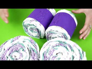 Adorable DIY Diaper Cake Butterfly Baby Gift Tutorial - DIYnCrafts.com