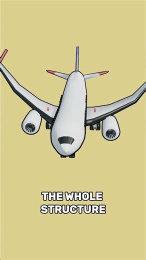 Why Airplane Wings Don’t Flap 🤯✈️ #shorts