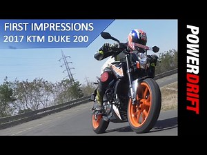 KTM Duke 200 (2017) : Review : PowerDrift