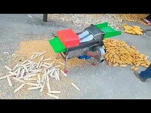 Efficient portable small corn sheller