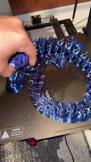 Removing 3D Print Satisfaction 🤩 #3d #3dprinting #asmr