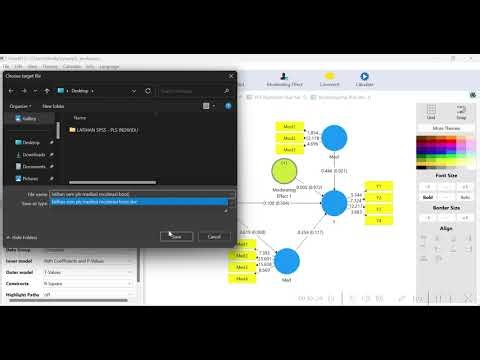 TUTORIAL 11 PENGGUNAAN SEM PLS UNTUK MENGOLAH DATA MEDIASI MODERASI