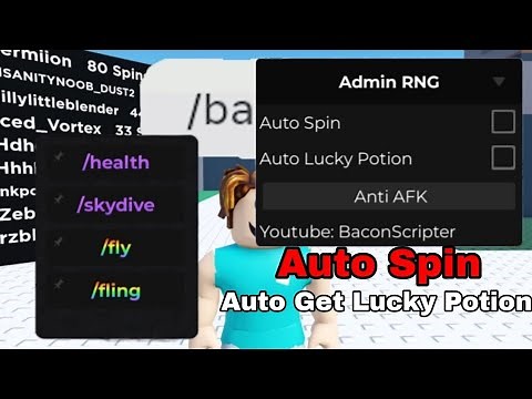 (Reuploaded) Admin RNG Script - Auto Spin & Auto Get Lucky Potion