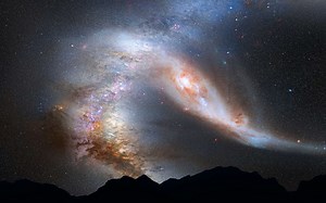 En vidéo : la collision de la Voie lactée avec la galaxie d'Andromède