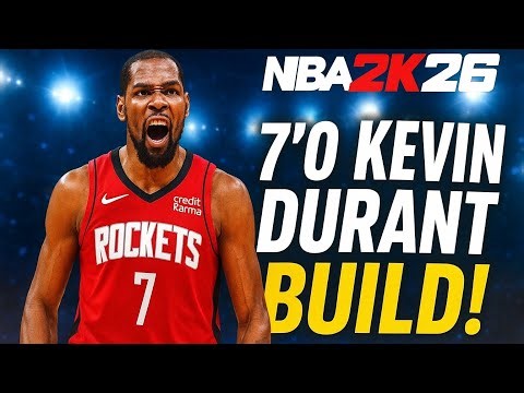 This * NEW* 7'0 Kevin Durant Build is still UNSTOPPABLE in NBA 2K26 🔥