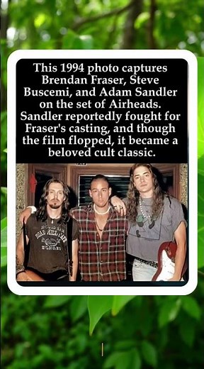 The 'Airheads' Trio: A 1994 Snapshot of Comedy's Future Icons #Airheads #BrendanFraser #AdamSandler