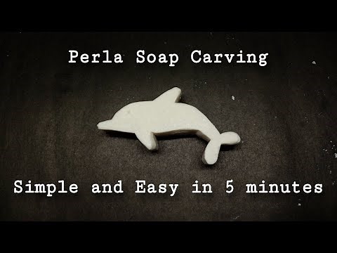 Soap carving simple and fast | perla soap | Dolphine Design