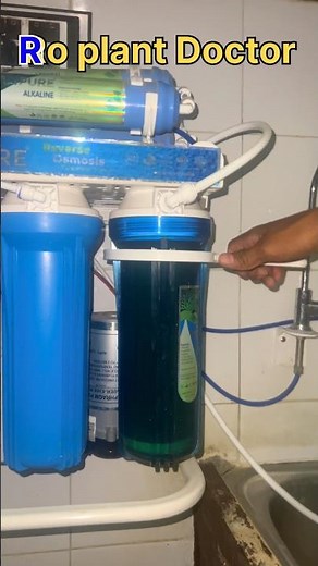 How to ro plant filter change in home services #rosystem #waterretention #industrialro