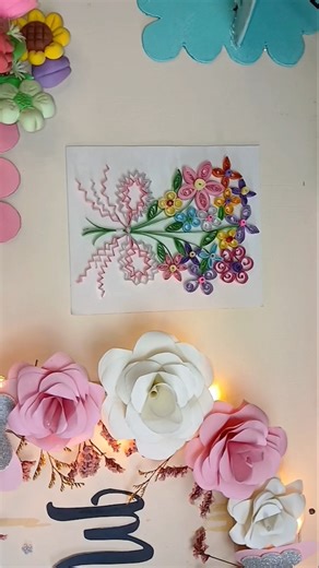 Diy Quilling art #artwithmiku #diy #craft #handmade #artandcraft #youtubeshorts