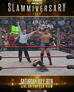 #SlammiversaryMemories - Samoa Joe made is IMPACT! Wrestling debut at #Slammiversary 2005 Join us July 18th LIVE on PPV as we make a bunch of new #SlammiversayMemories #IMPACTUK | TNA Wrestling UK | Facebook