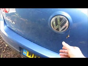 VW Golf Mk5 color code location