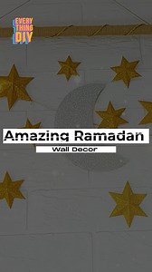 Ramadan Wall Decor: Easy, Affordable, and Beautiful! 😉 Ramadan Crescent Moon Decor 😍 Looking for easy and affordable Ramadan decorations? Learn how to make this beautiful Ramadan crescent moon decor in simple and easy steps! ‌ #ramadankareem #ramadanmubarak #ramadandecor #ramadanwaldecor #crescentmoon #diyramadandecor #walldecor #hangingramadandecor | Everything DIY