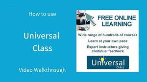 How to use Universal Class