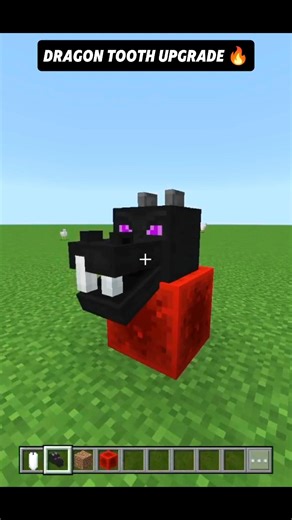 Minecraft Dragon Tooth 🤣#shorts