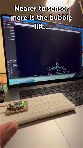Arduino Uno with proximity sensor #arduino #arduinoproject #hmi