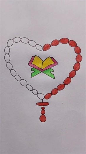 love Quran art tasbi paint tutorial video step 🪜#art #shortsfeed #viral #foryou #