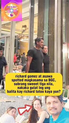 richard gomez spotted sa BGC kasama si lucy 😍#richardgomez #viral