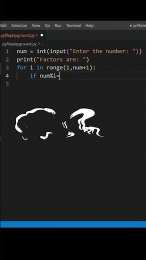 find factors of any number in python #shorts #python #short