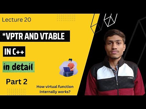 vtable and vptr in c++ | vtable c++| vtable and vptr in c++ example | vtable and vptr implementation
