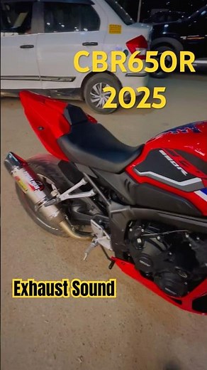 CBR 650R 2025 Loud Exhaust Akrapovic Modified #cbr650r #foryou #exhaust #superbike #rider