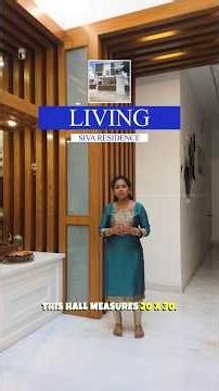 Siva Residence Living 😍 | 16×30 Space + High Ceiling Pergola! ☀️