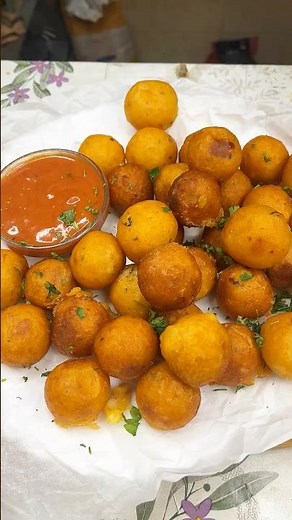 Crispy Potato Balls That Crack Open Perfectly #potato