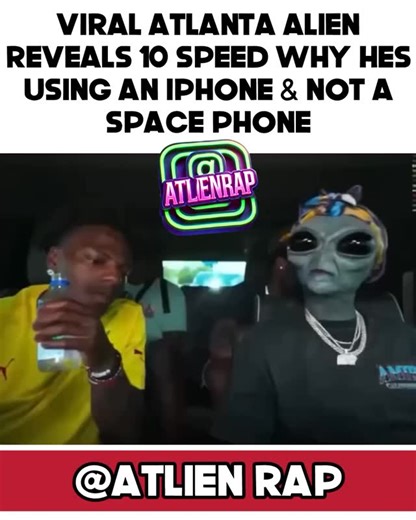Atanta Rap on Instagram: "Viral Atlanta Alien Reveals To Speed Why Hes Not Using A Space Phone On Earth 😂👽 [🎥: @ishowspeed ]"