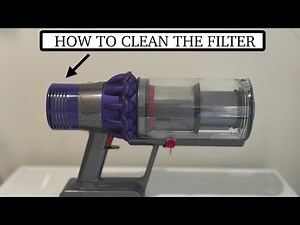 DYSON V10 - HOW TO CLEAN THE FILTER