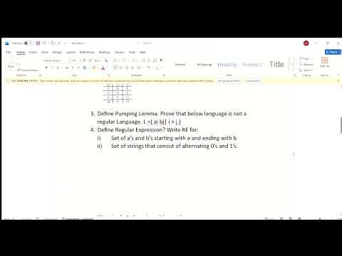 TOC cheat code for vtu exams